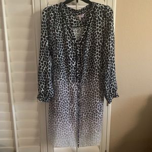 Banana Republic dress with cinched waist